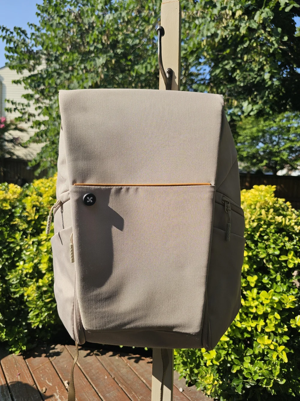 Mopak Light Beige Men's Backpack - Minimalist Carry